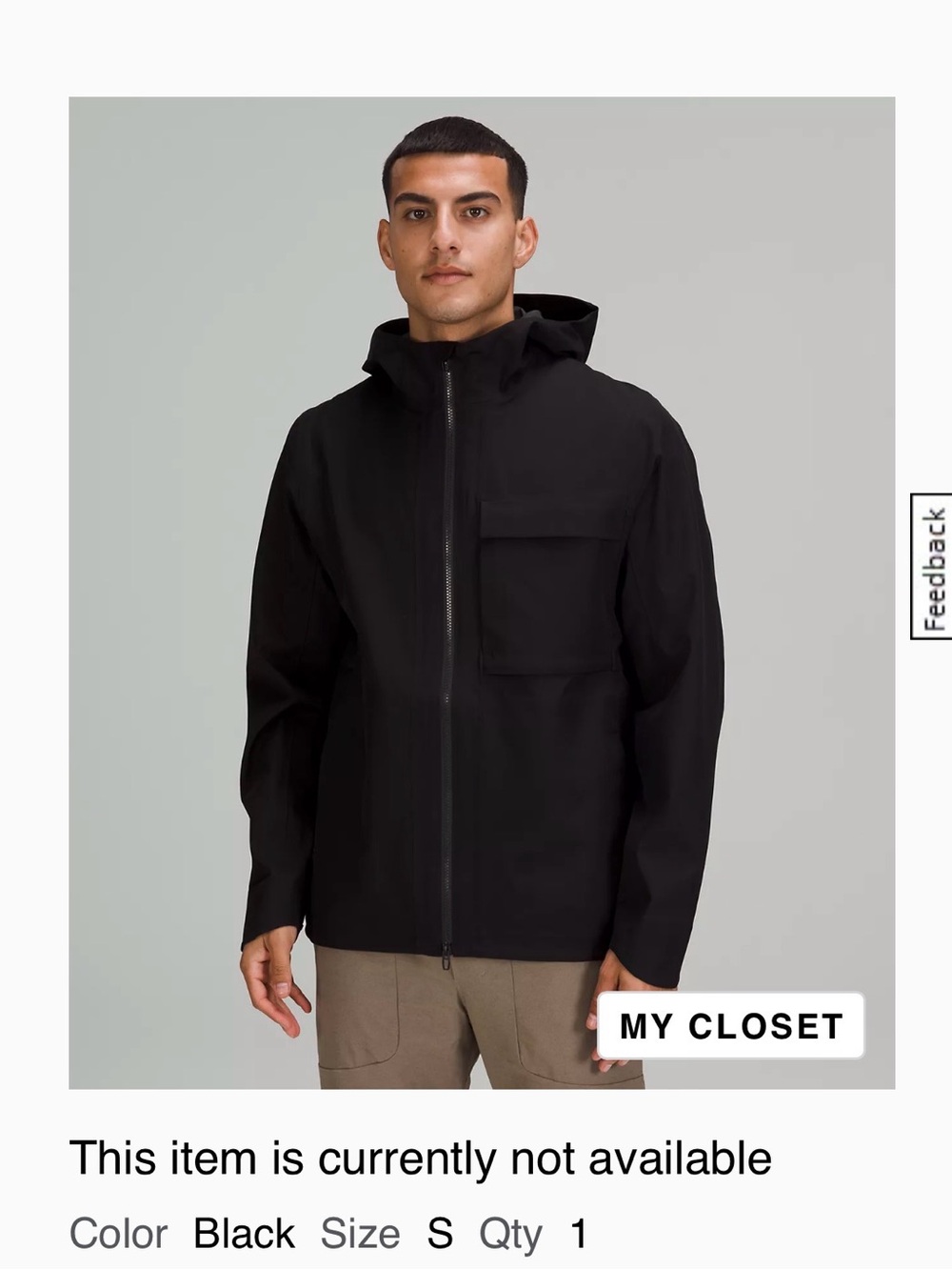 Lululemon Outpour Stretchseal Jacket